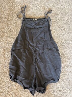 Billabong Tie-Strap Romper with Pockets